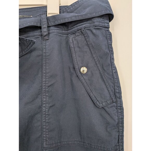 Lauren Ralph Lauren Cargo Pants Women Size 16W Belted Tie Utility Gorpcore Y2K - Picture 3 of 12